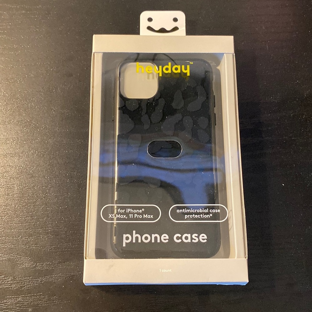 heyday iPhone XS Max, 11 Pro Max Matte Leopard Case (BRAND NEW)